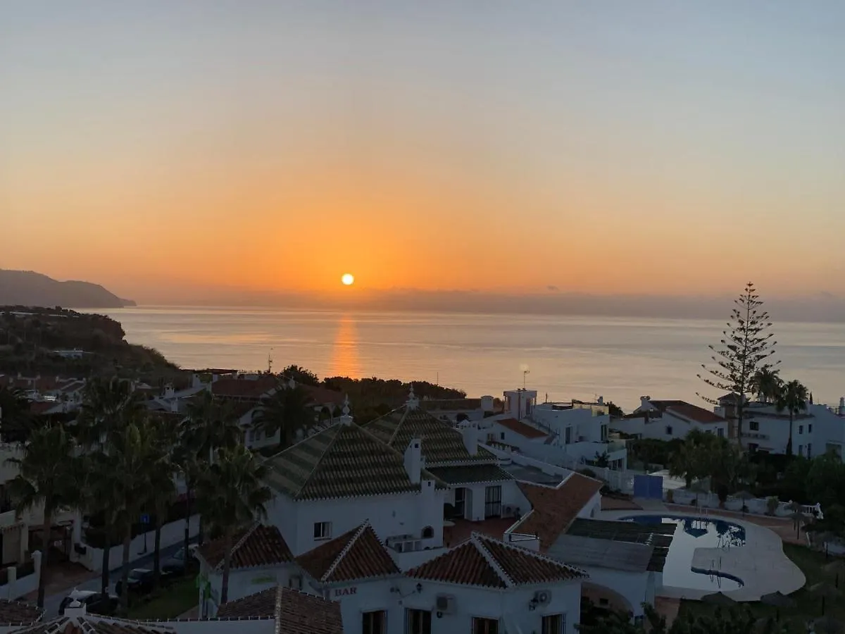 Playa Burriana, Stor Terass, Havsutsikt, Pool Apartment Nerja