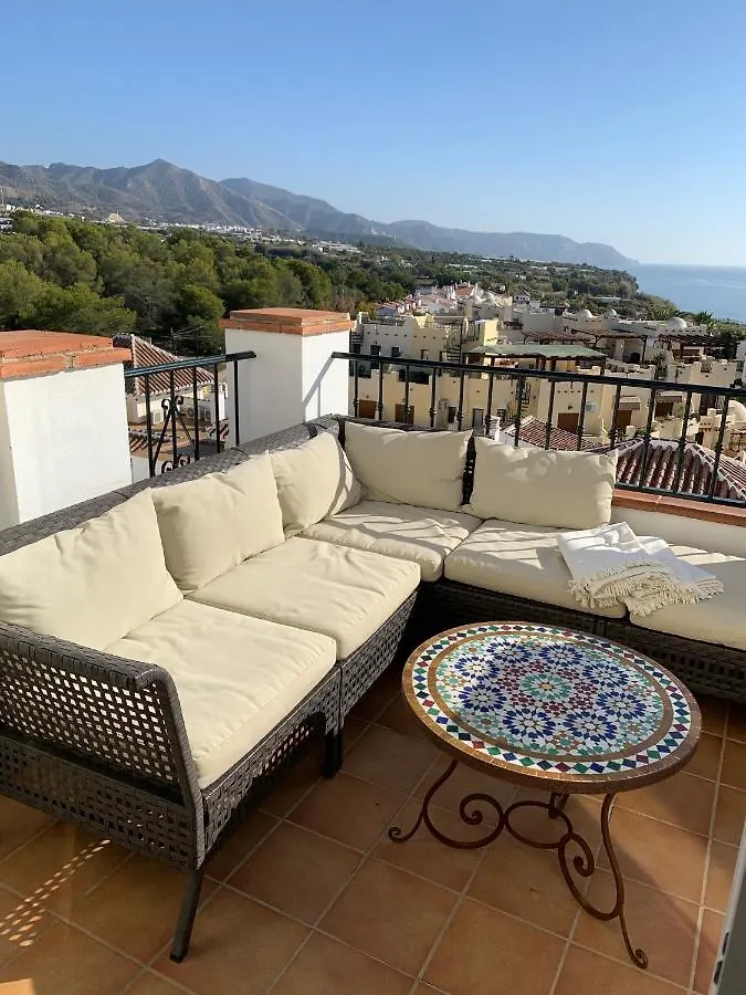 Playa Burriana, Stor Terass, Havsutsikt, Pool Διαμέρισμα Nerja