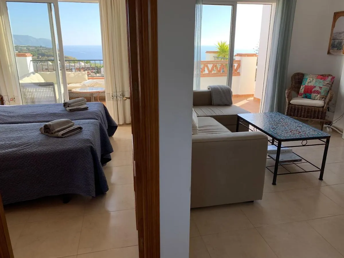 Playa Burriana, Stor Terass, Havsutsikt, Pool Διαμέρισμα Nerja