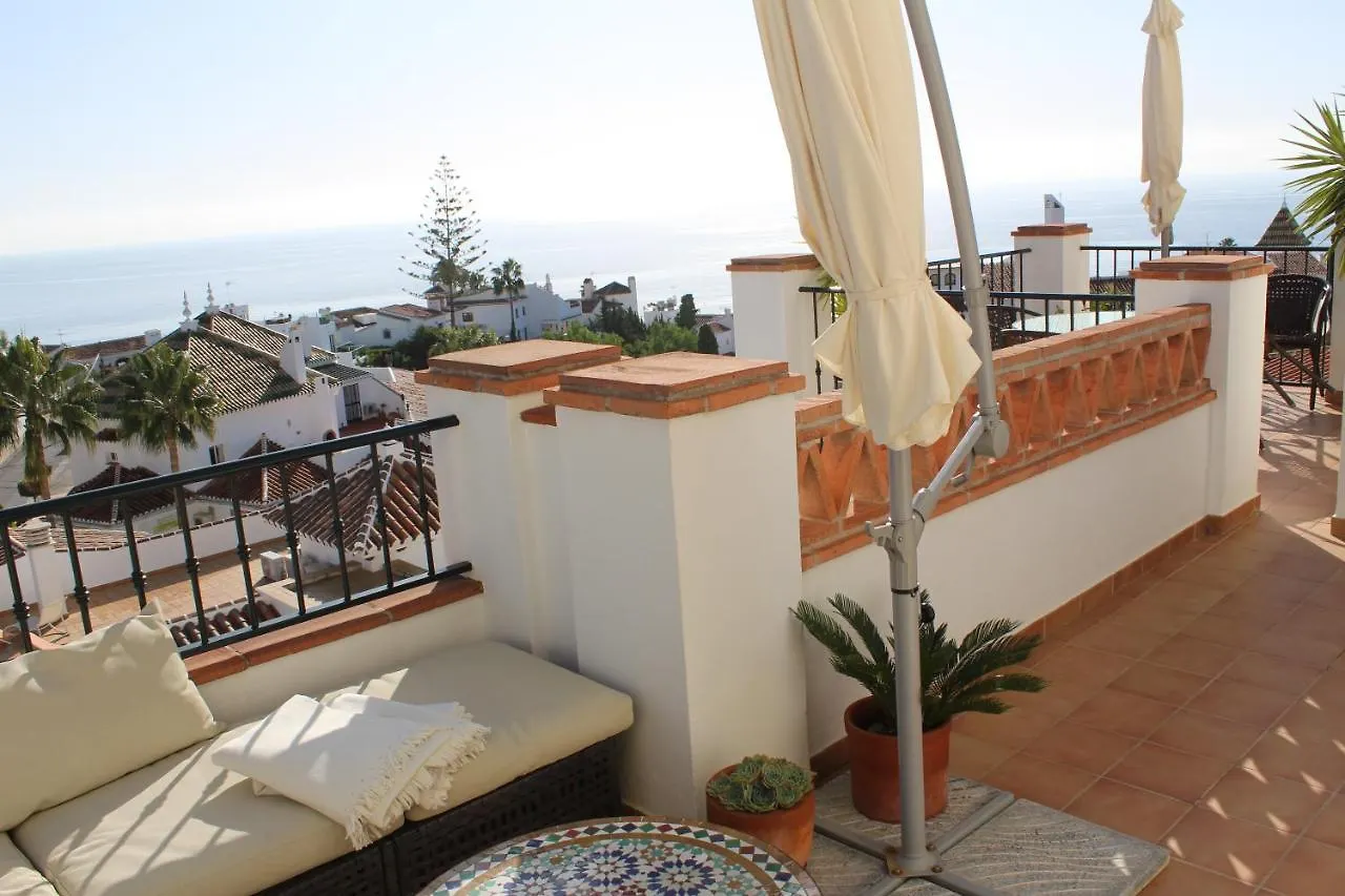 Playa Burriana, Stor Terass, Havsutsikt, Pool Διαμέρισμα Nerja