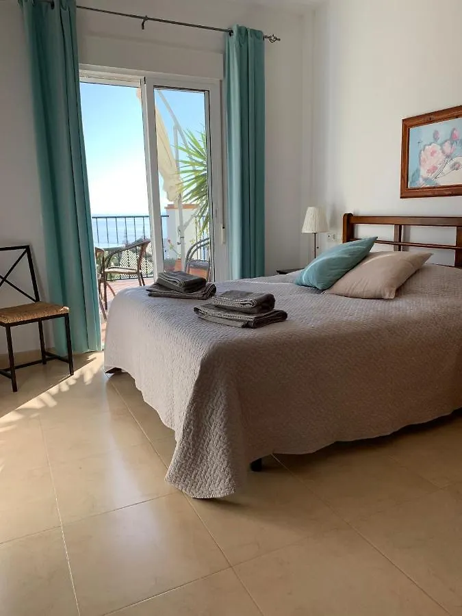 Playa Burriana, Stor Terass, Havsutsikt, Pool Apartment Nerja