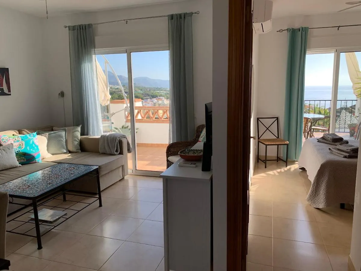 Playa Burriana, Stor Terass, Havsutsikt, Pool Διαμέρισμα Nerja 0*,  Ισπανία