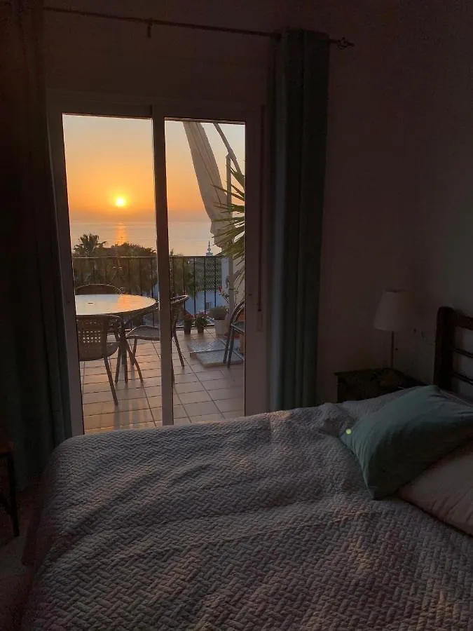 Playa Burriana, Stor Terass, Havsutsikt, Pool Apartment Nerja