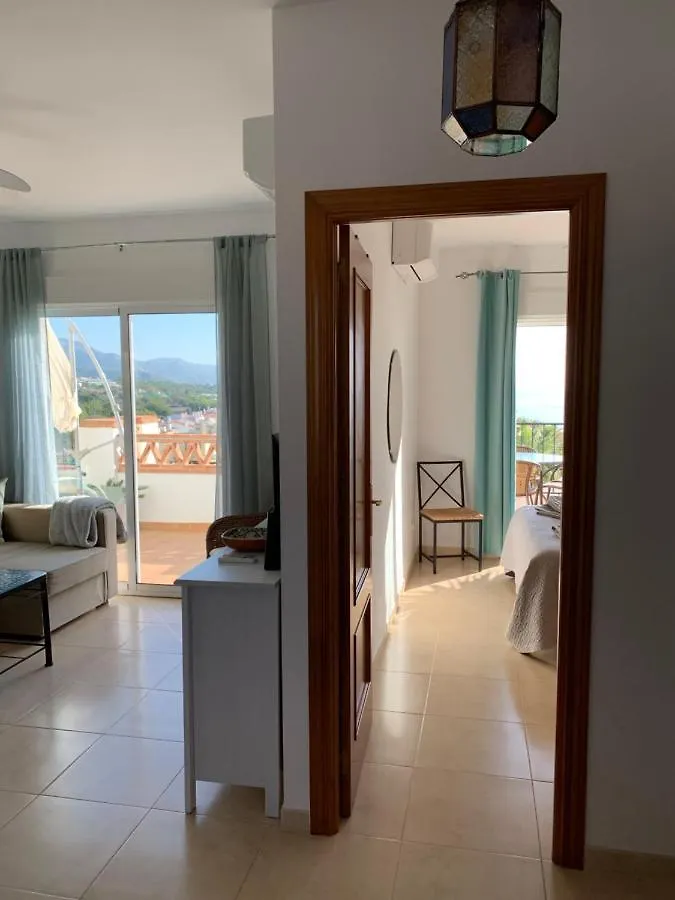 Playa Burriana, Stor Terass, Havsutsikt, Pool Διαμέρισμα Nerja Ισπανία