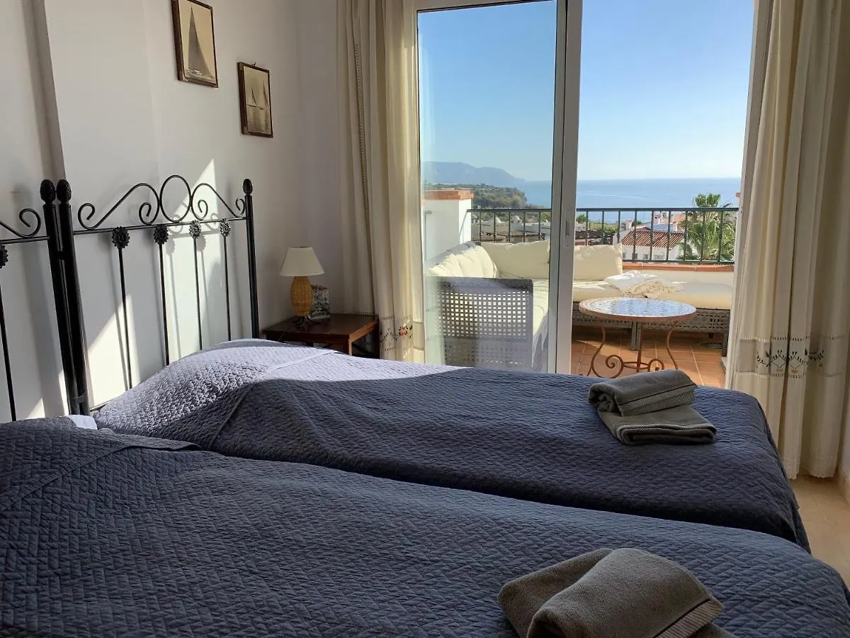 Playa Burriana, Stor Terass, Havsutsikt, Pool Apartment Nerja